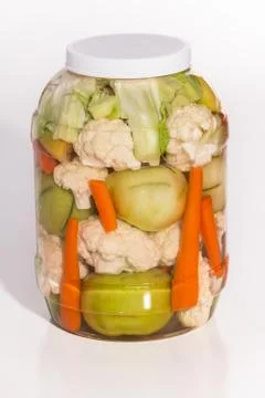 Pickled Vegetables Stock Photos