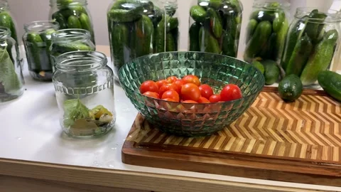 Pickling and Preserving Stock Footage 313363526