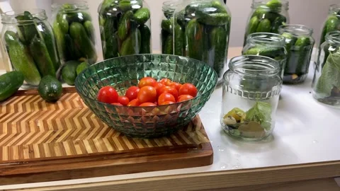 Pickling Essentials Stock Footage 313363740