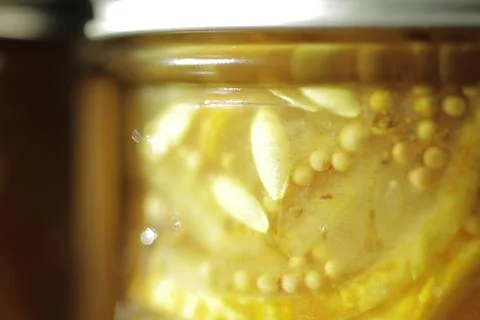 PICKLING LEMON CUCUMBERS Stock Photos