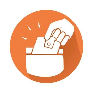 Pickpocketing symbol Ilustración de archivo