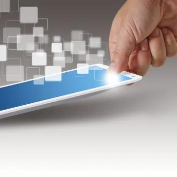 Picks tablet computer Stock Illustration