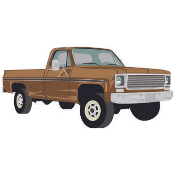 Pickup truck Illustrazione stock