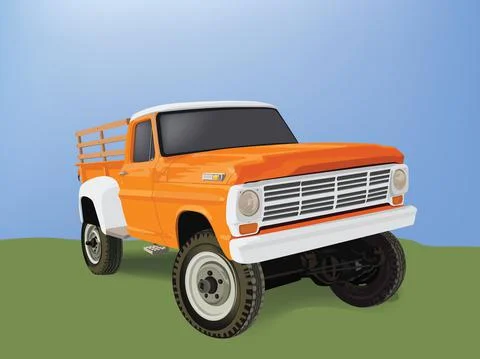 Pickup Truck Illustrazione stock