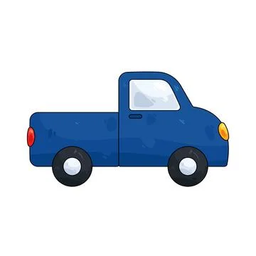 Pickup truck Stock Illustration
