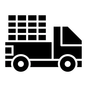Pickup truck Vector Icon Design Illustration Stock Illustration