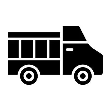 Pickup Truck Vector Icon Design Illustration Stock Illustration