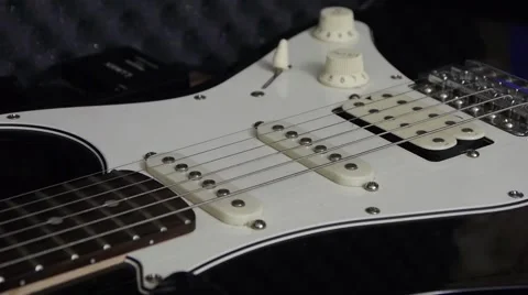 Pickups electric guitar Stock Footage 64274697