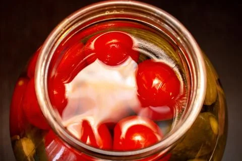 Picles marinated salted cucumbers Stock Photos