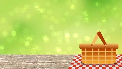 Picnic basket Stock Footage 199949151