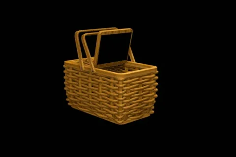 Picnic Basket Transition Stock Footage 10870601