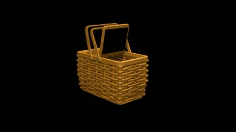 Picnic Basket Transition HD Stock Footage 10870487