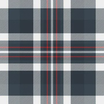 Picnic blanket pattern textile seamless, gingham texture fabric plaid. Pres.. Illustrazione stock