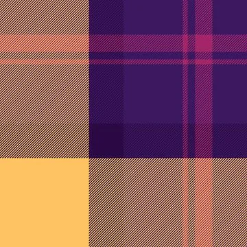 Picnic blanket plaid check vector, pure fabric seamless pattern. Infinity t.. Stock Illustration