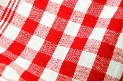 Picnic cloth background Stock Photos