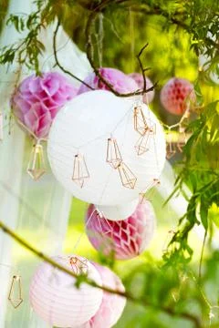 Picnic decorations Stock Photos