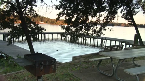 Picnic at the lake Stock Footage 920698