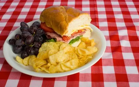 Picnic lunch Stock Photos