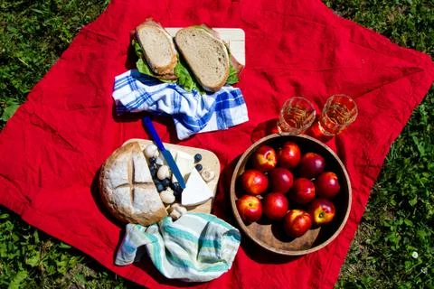 Picnic. Stock Photos