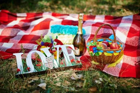 Picnic Foto stock