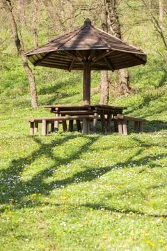 Picnic place Stock Photos