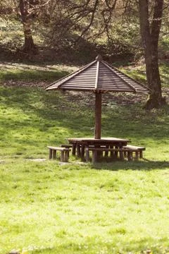 Picnic place Stock Photos