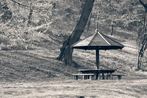 Picnic place Stock Photos