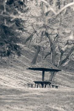 Picnic place Stock Photos