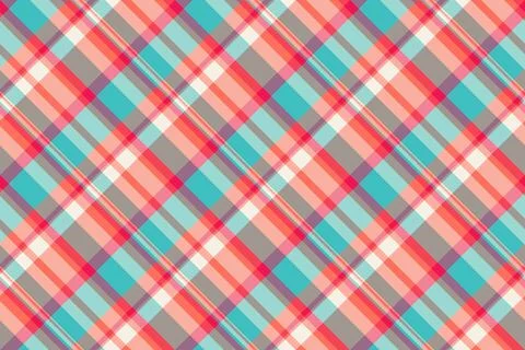 Picnic plaid texture fabric, string tartan vector pattern. Furry textile ch.. Stock Illustration