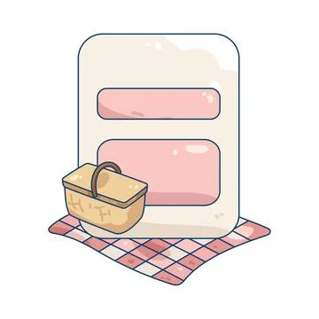 Picnic plan Stock Illustration