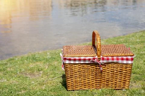 Picnic by the river Stock Photos