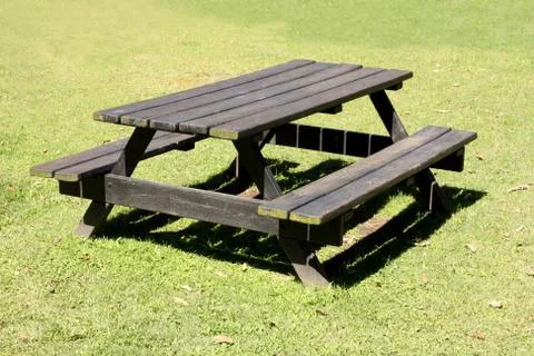 Picnic table Stock Photos