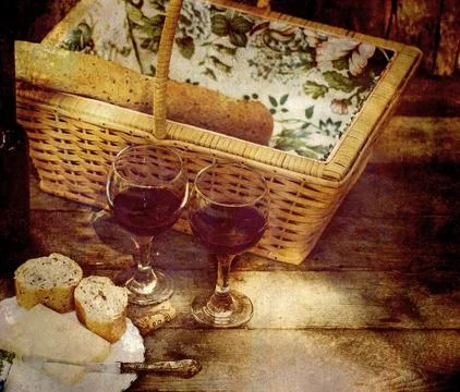 Picnic for two. Stock Photos