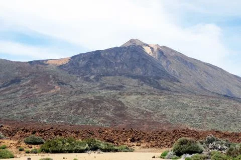 Pico del teide vulcano Stock Photos