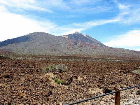 Pico del teide vulcano Foto stock