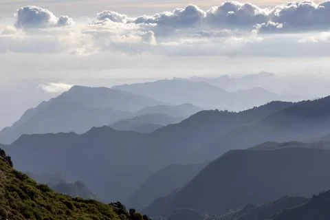 Pico do Areeiro Foto stock