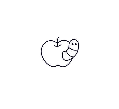 Pictogram apple Stock Illustration