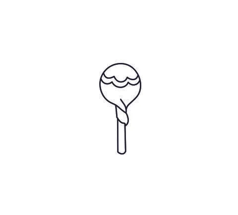 Pictogram chupa Stock Illustration