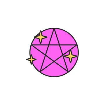 Pictogram icon. Element of magic icon for mobile concept and web apps. Color Stock Illustration
