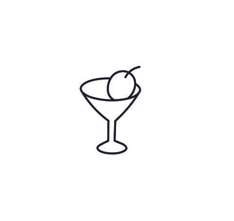 Pictogram martini Stock Illustration