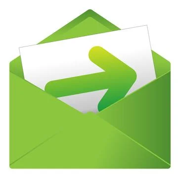 Pictogram for a message or invitation Stock Illustration