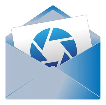 Pictogram for a message or invitation Stock Illustration