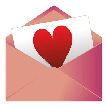 Pictogram for a message or invitation Stock Illustration