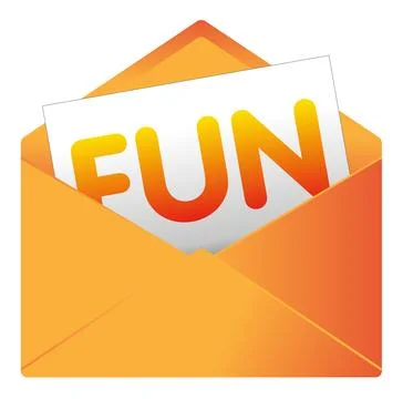 Pictogram for a message or invitation Stock Illustration