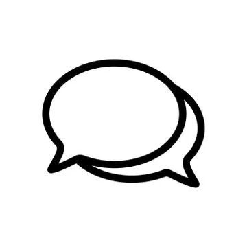 Pictograph of Chat Bubble icon - vector iconic design Stock Illustration