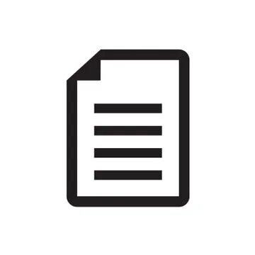 Pictograph of note Stock Illustration