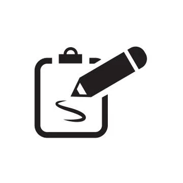 Pictograph of note Stock Illustration