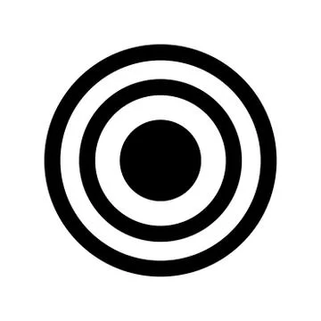 Pictograph of Target icon - vector iconic design Stock Illustration