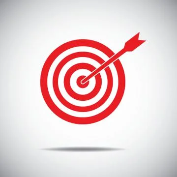 Pictograph of target Stock Illustration