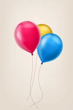 Picture of balloons Stock Illustration